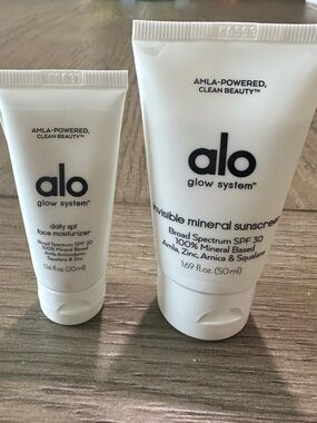 NEW Alo Daily SPF Moisturizer 20ml & Invisible Mineral Sunscreen 50ml